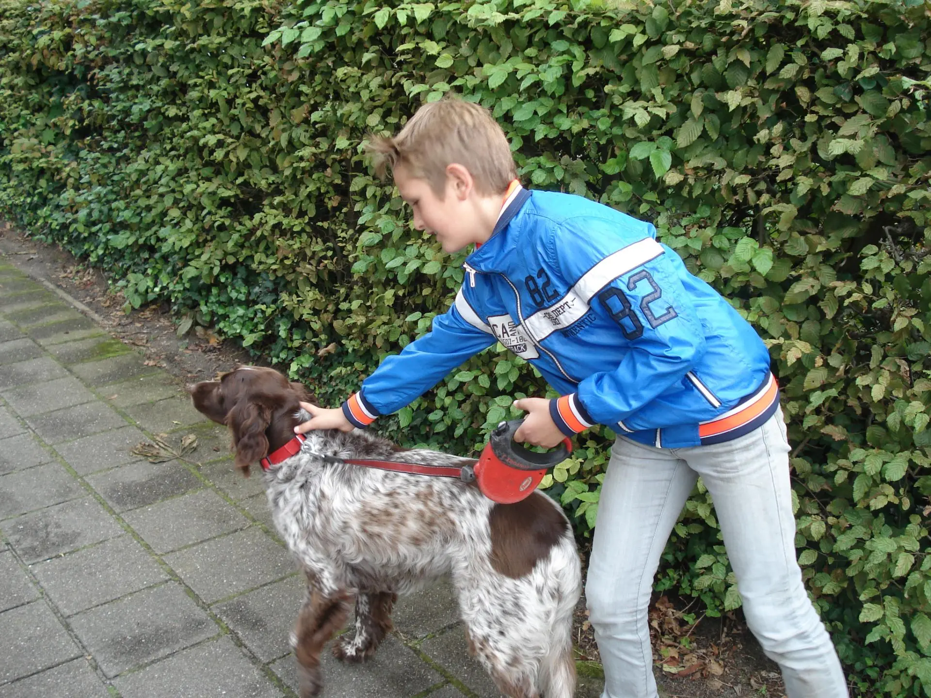 team_b_laat_een_hond_uit_album_Jeugdactiviteit_202208031403251