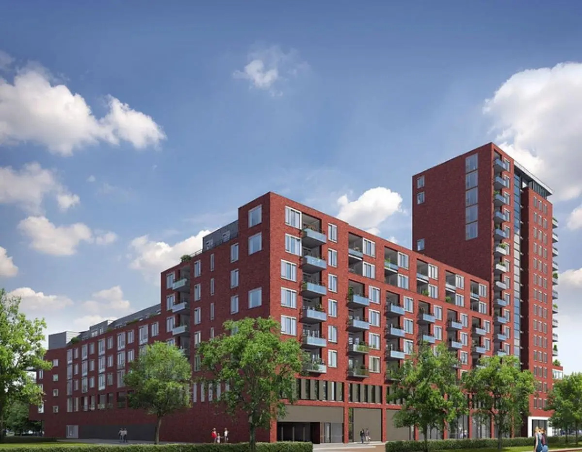 Winkelcentrum en appartementen van Kralingen Rotterdam, nieuwbouw