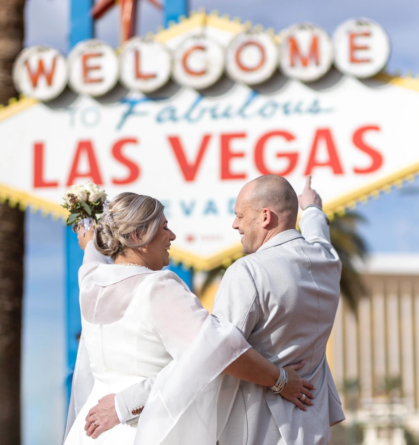 Fototour Las Vegas Sign Nicole en Pascal