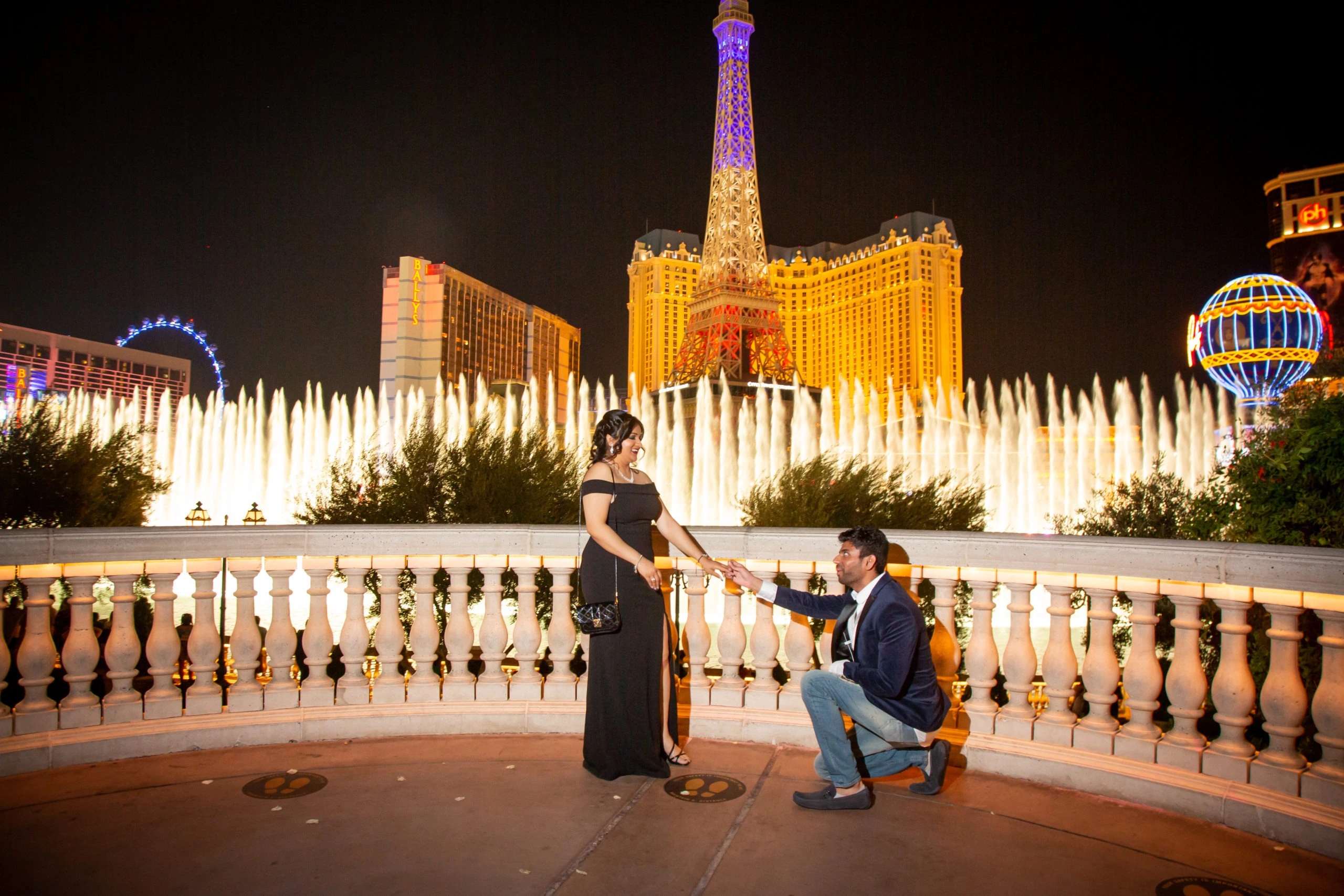 Huwelijksaanzoek in Las Vegas