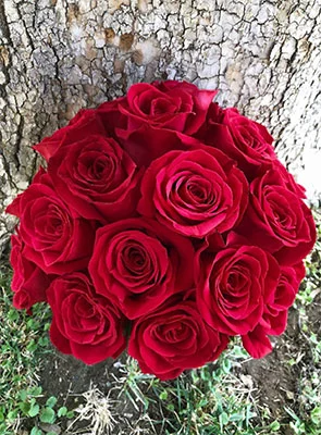upgrade bloemen van basis naar Bruning Love boeket